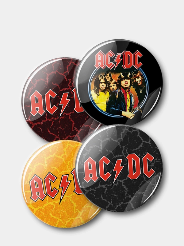 Значок "AC/DC", 37 мм