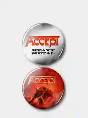 Значок "Accept Heavy Metall", 37 мм