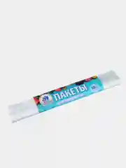 Пакеты для продуктов 50 шт, 24 х 37 см, в рулоне, полиэтилен, 6 мкм