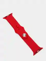 Красный силиконовый ремешок для Apple Watch 3 4 5 6 SE на 38 42 40 44
