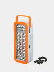 Фонарь-светильник 24 + 6 ярк. LED, 3xD / шнур 220В, пластик, 24 x 10