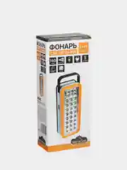 Фонарь-светильник 24 + 6 ярк. LED, 3xD / шнур 220В, пластик, 24 x 10