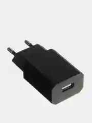 Зарядное устройство USB Эконом, 220В, 1.0A, пластик