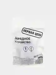 Зарядное устройство USB Эконом, 220В, 1.0A, пластик