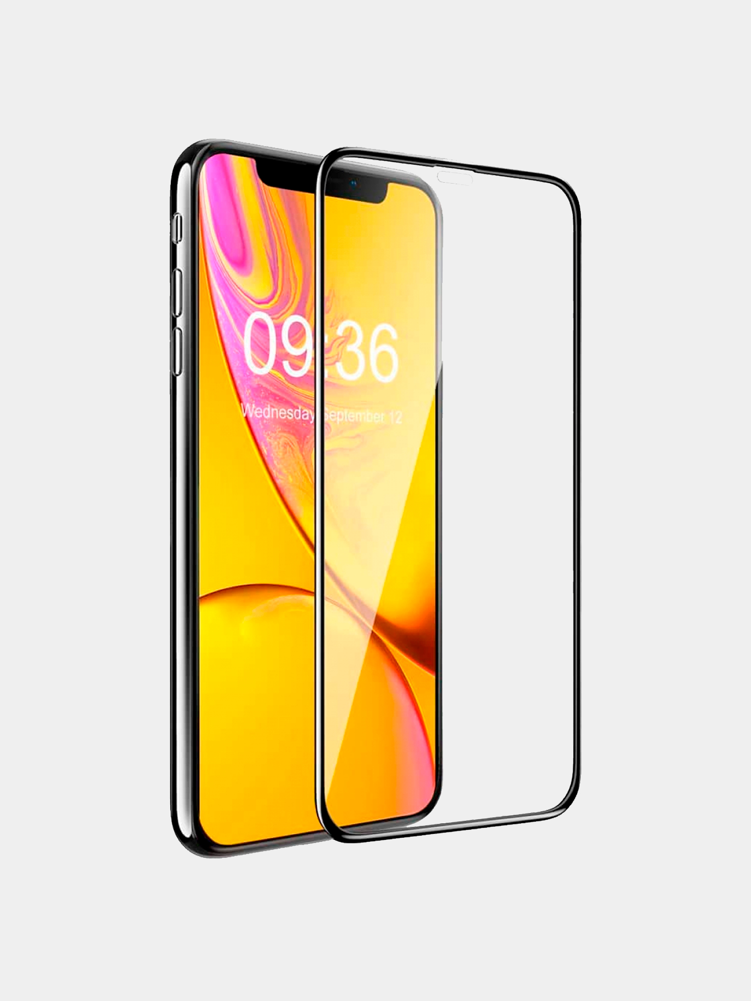 Защитное стекло 9D для iPhone XR / iPhone 11 Полное покрытие купить по цене  19 ₽ в интернет-магазине KazanExpress