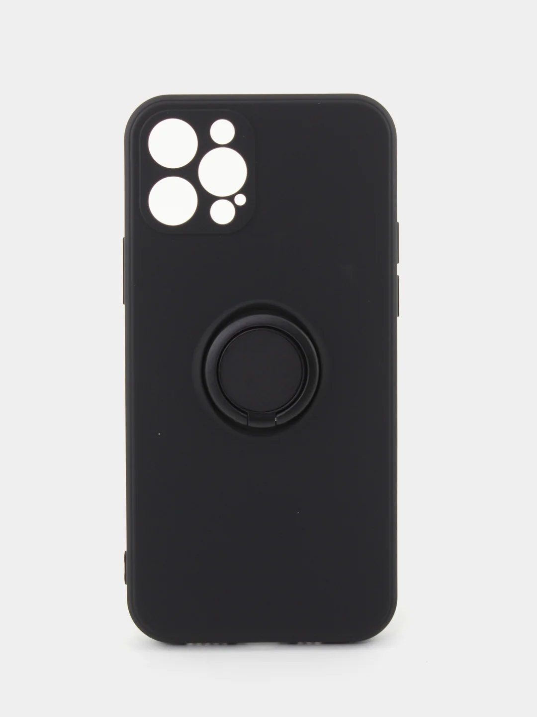 Черный чехол для Apple Iphone с магнитным кольцом 6 6S 7 8 plus 11 11pro XR XS SE 12 12 Pro Max