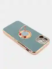 Зеленый чехол для Apple iPhone с кольцом для 6/6S/ 7/8 plus/11/11pro/ XR/XS/SE/ 12/12 Pro Max