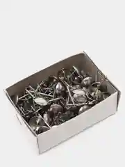 Серебряный гвозди декоративные