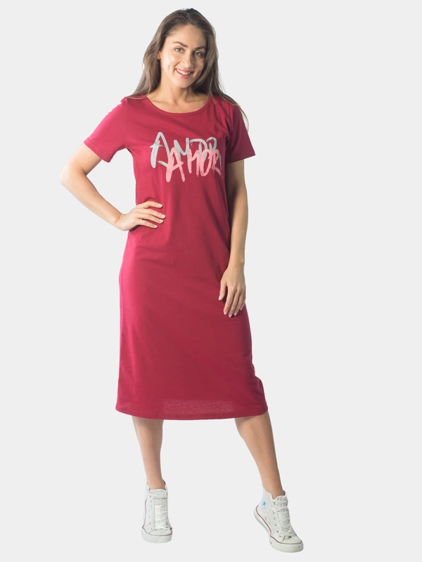 Платье женское AMOR AMOR КП1422П3 бордовый