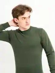 Термобелье мужское с начесом, лонгслив и кальсоны, хлопок