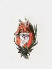 Коралловый временная переводная татуировка 21х15 см