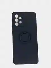 Терракотовый чехол Samsung Galaxy A72, Самсунг Галакси А72 силиконовый магнитный с кольцом