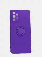 Красный чехол Samsung Galaxy A72, Самсунг Галакси А72 силиконовый магнитный с кольцом