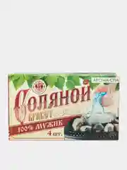 Соляной брикет для бани "100% мужик"