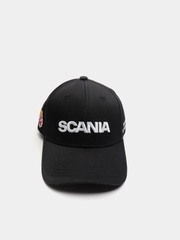 Бейсболка / кепка мужская / женская / унисекс с объемной вышивкой Scania / Скания