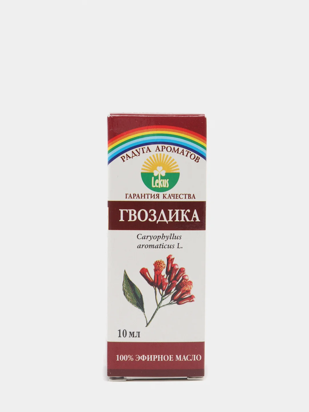 Гвоздика, 100 % Эфирное масло 10 мл, Радуга ароматов, ООО Лекус