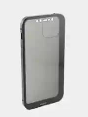 Черный магнитный металический чехол для iPhone 11 XR X XSMax XS Pro