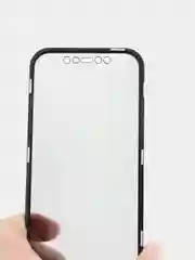 Черный магнитный металический чехол для iPhone 11 XR X XSMax XS Pro