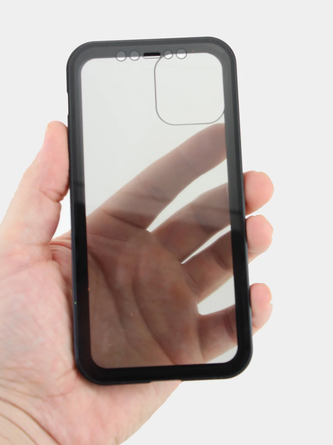 Черный магнитный металический чехол для iPhone 11 XR X XSMax XS Pro