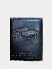 Угольный обложка для автодокументов