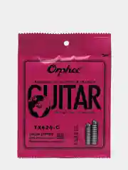 Цветные струны для акустической гитары ORPHEE TX620-C (10-47). Комплект разноцветных струн