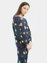 Пижама женская костюм с рисунком