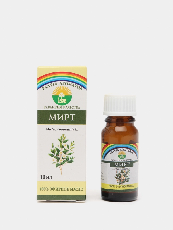 Натуральное Эфирное масло Мирта, 100 %  10 мл, Радуга ароматов, ООО Лекус