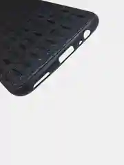 Черный чехол Huawei P Smart Z / Honor 9X / Honor 9X Premium черный силиконовый, имитация кожи