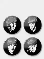 Значки The Beatles, 25 мм
