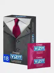 Презервативы классические "VIZIT Classic", 18 штук