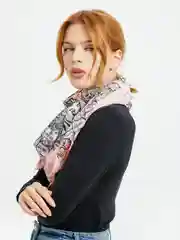 Платок с рисунком "Коты"