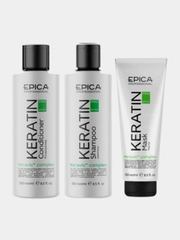 EPICA Набор для волос Keratin Pro (шампунь 250мл, кондиционер 250мл, маска 250мл)