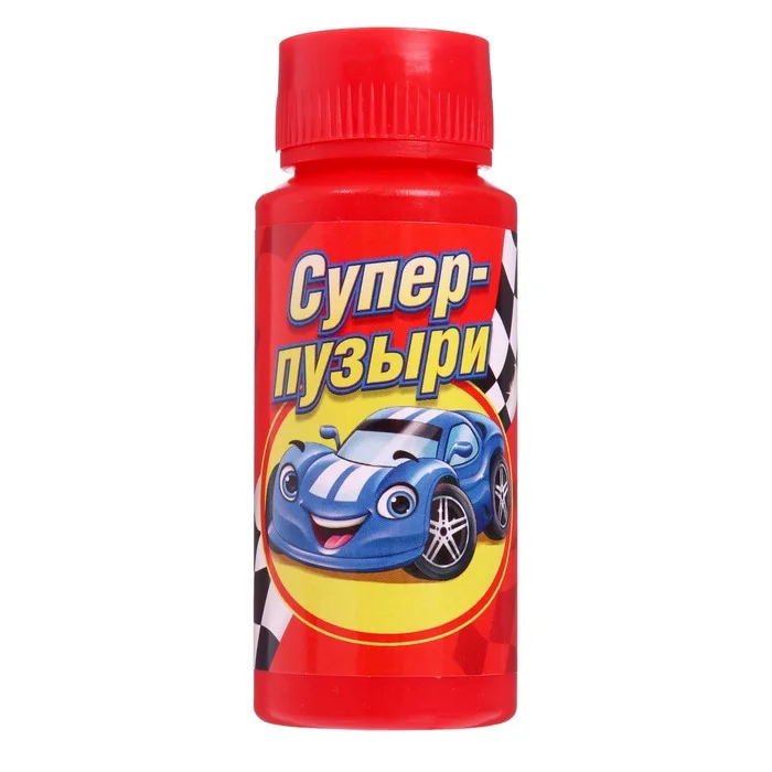 Мыльные пузыри "Супер тачки", 95 мл