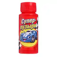Мыльные пузыри "Супер тачки", 95 мл