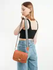 Сумка через плечо из экокожи