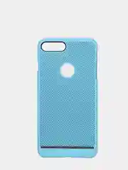 Голубой iphone 7+ / 8 Plus чехол пластиковый с перфорацией