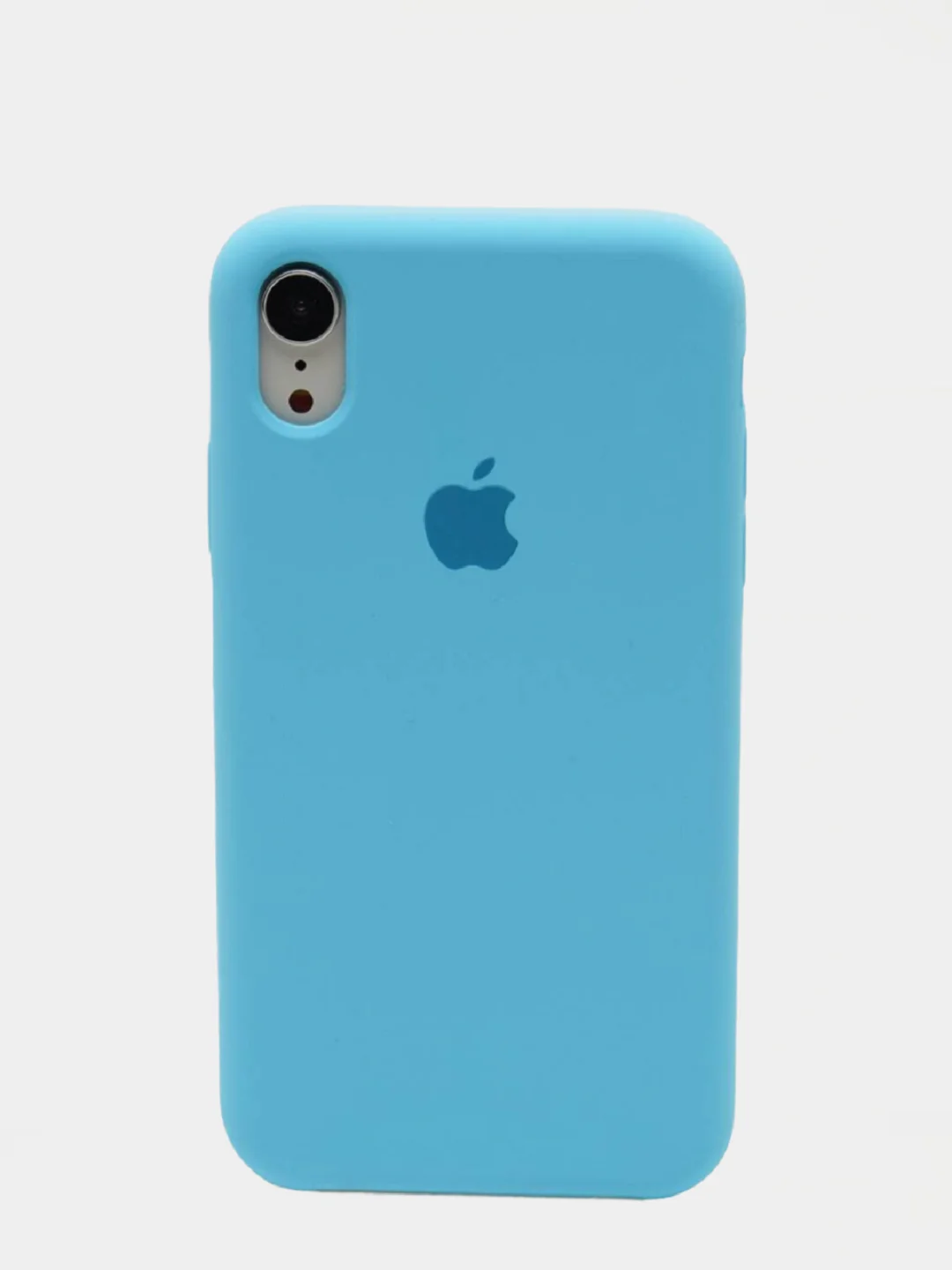 Голубой чехол Silicone Case для iPhone XR