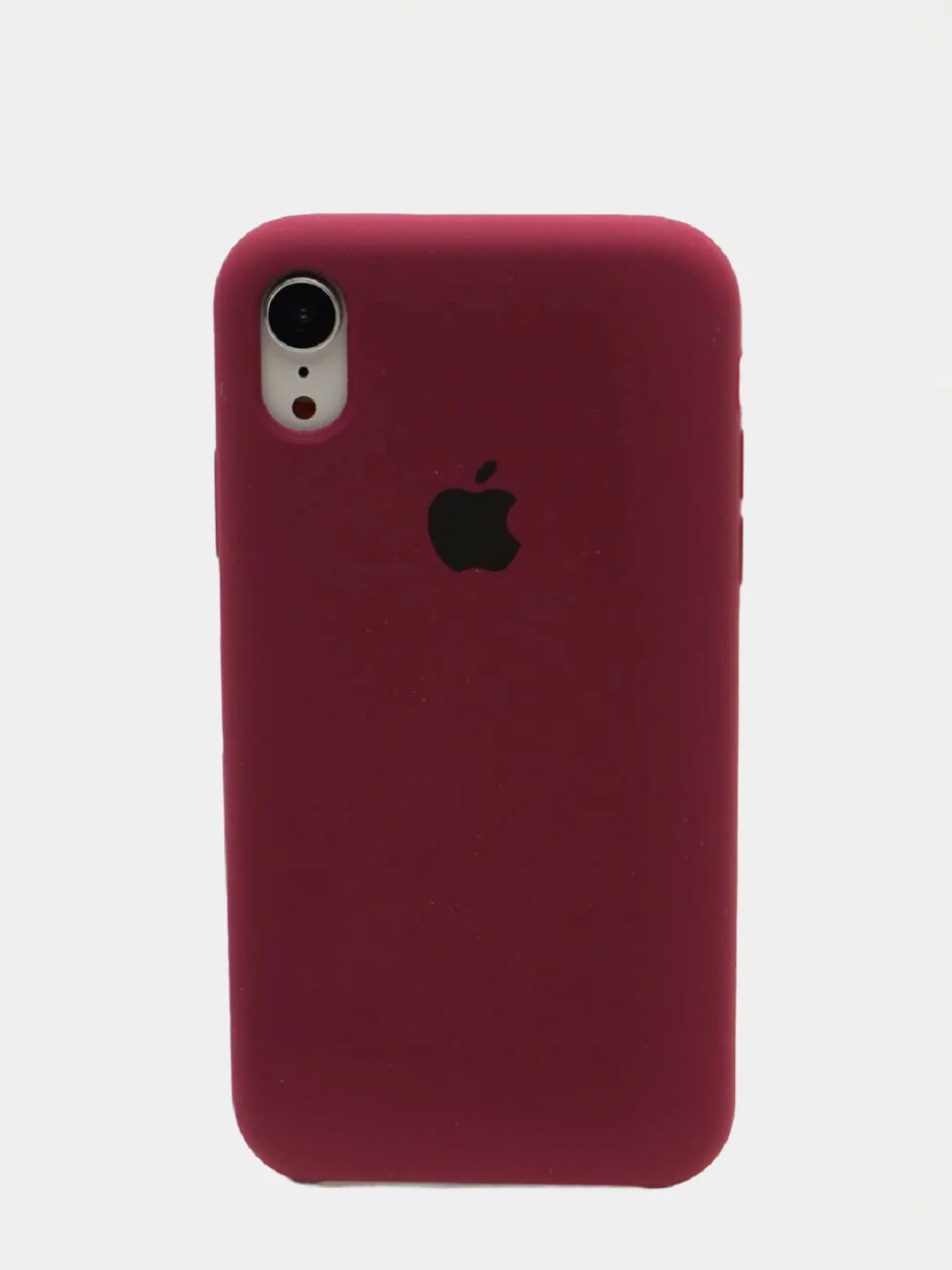 Багровый чехол Silicone Case для iPhone XR