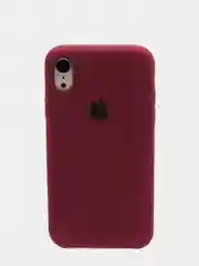 Багровый чехол Silicone Case для iPhone XR