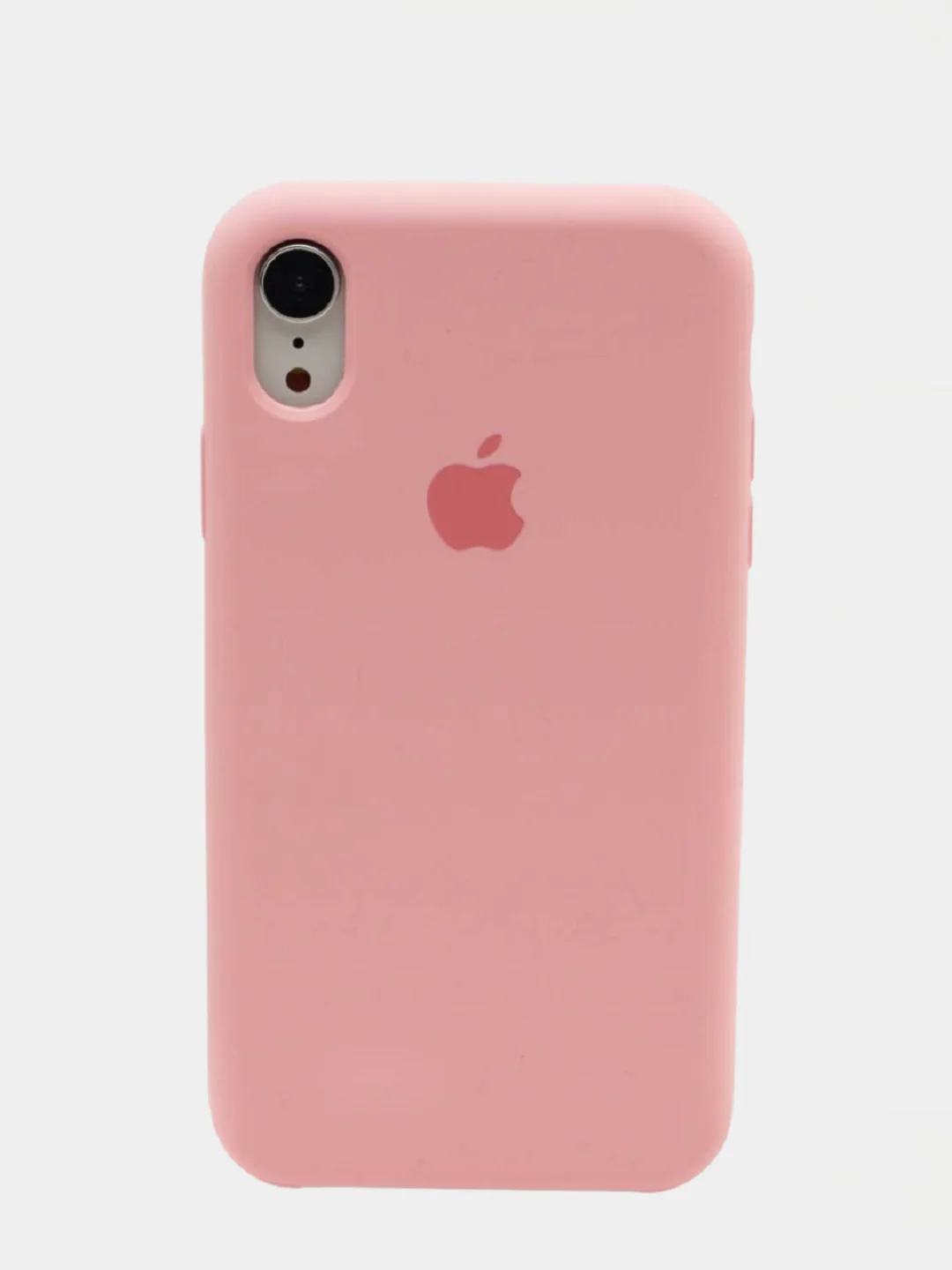 Розовый чехол Silicone Case для iPhone XR