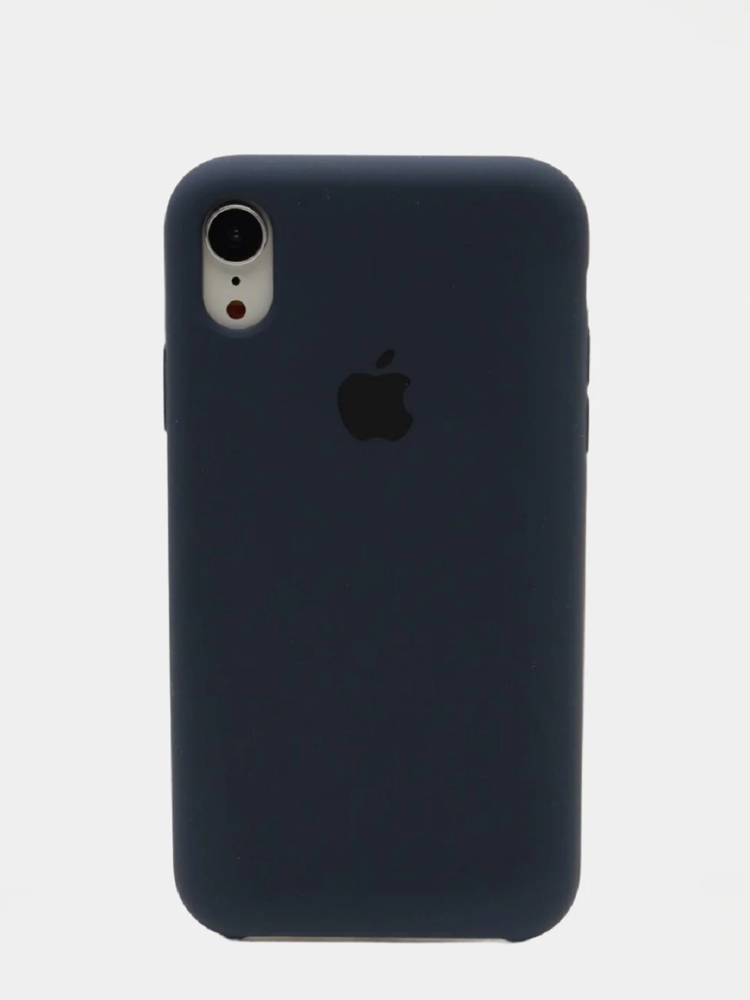 Синий меланж чехол Silicone Case для iPhone XR