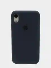 Синий меланж чехол Silicone Case для iPhone XR