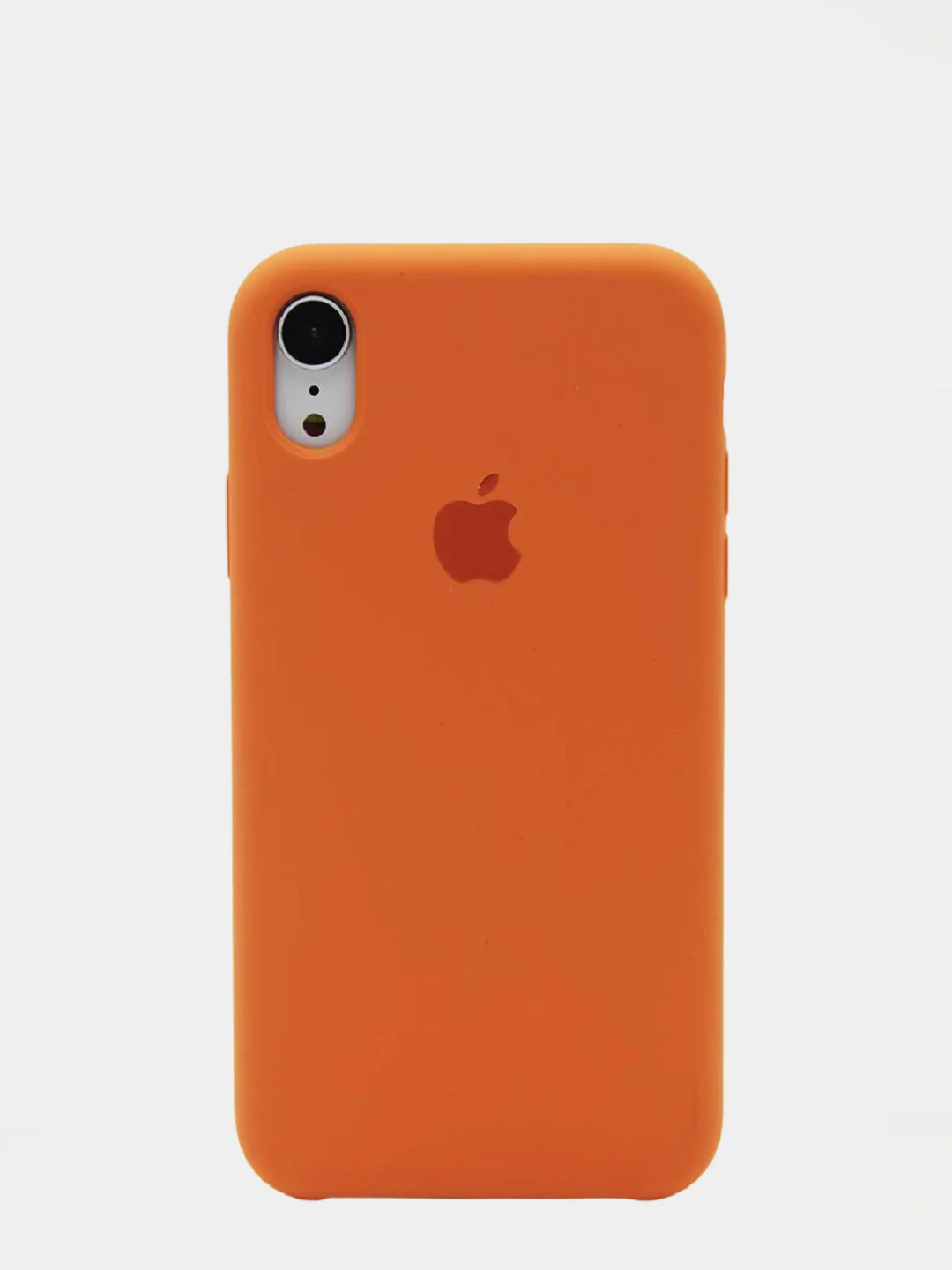 Оранжевый чехол Silicone Case для iPhone XR