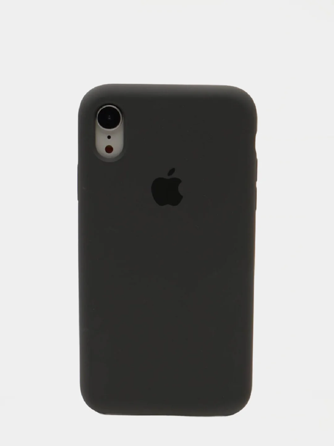 Угольный чехол Silicone Case для iPhone XR