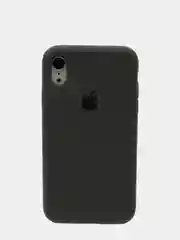 Угольный чехол Silicone Case для iPhone XR