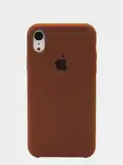 Коричневый чехол Silicone Case для iPhone XR