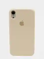 Бежевый меланж чехол Silicone Case для iPhone XR