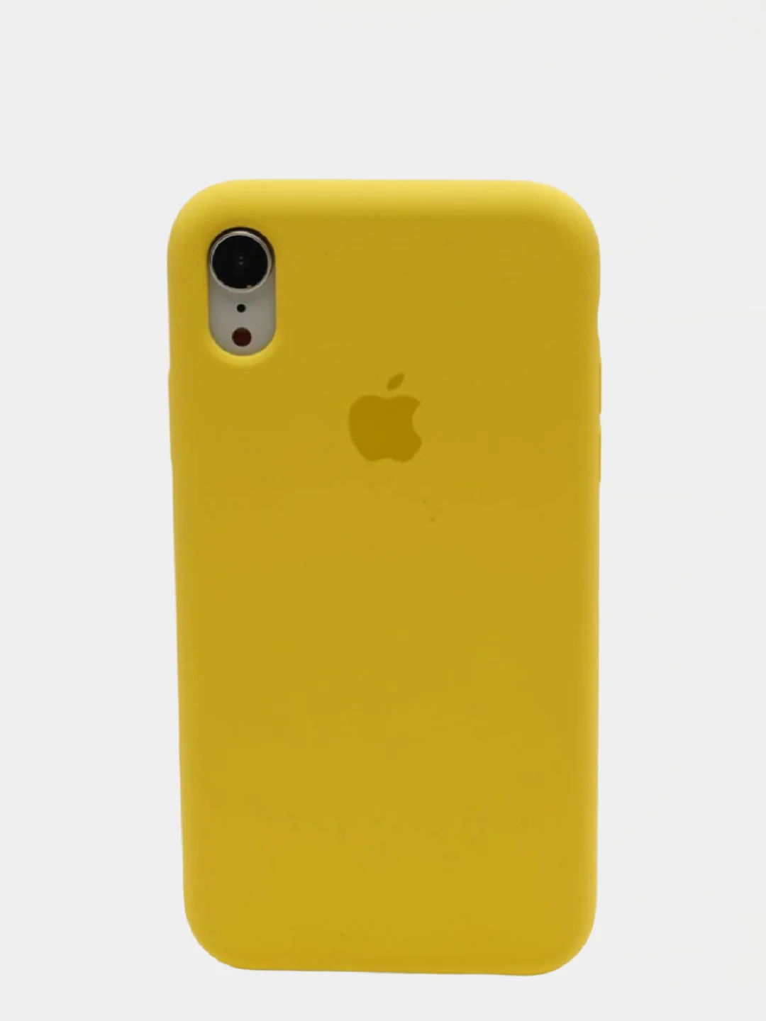 Желтый чехол Silicone Case для iPhone XR
