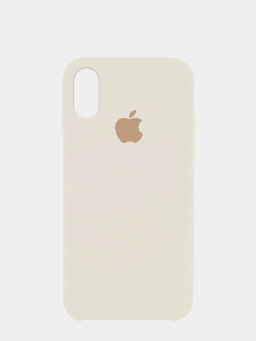 Бежевый чехол Silicone Case для iPhone XR