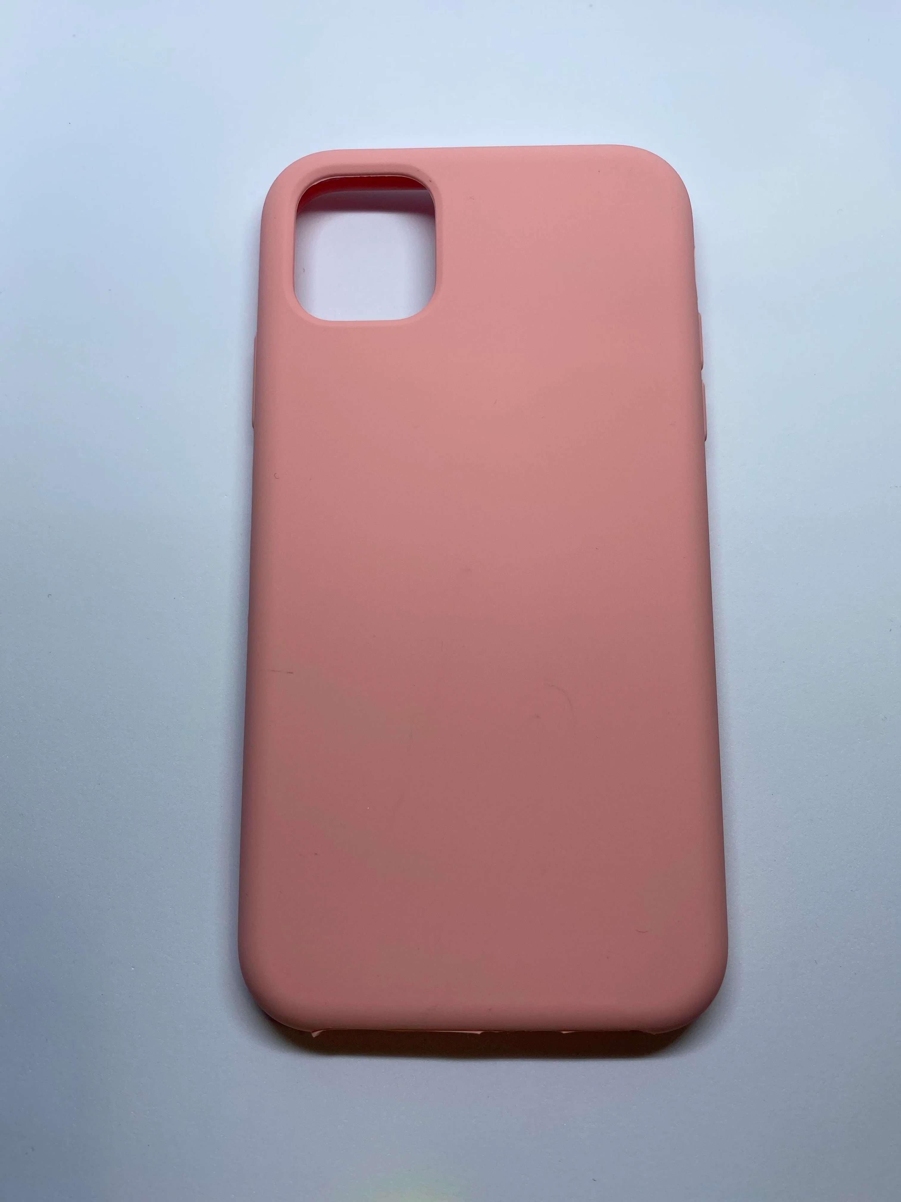 Розовый чехол Silicone Case для iPhone 11